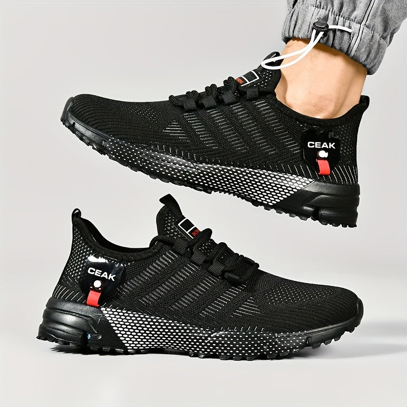 Men's AeroFlex running shoes. Lightweight, breathable mesh with cushioning for running.