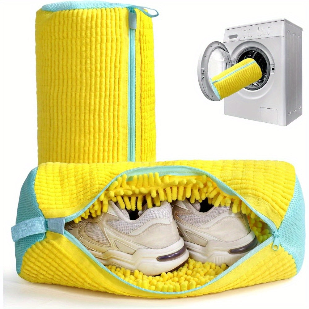 TrailSneakerCare Protective Shoe Washing Bag – Soft Interior with Secure Zipper Closure