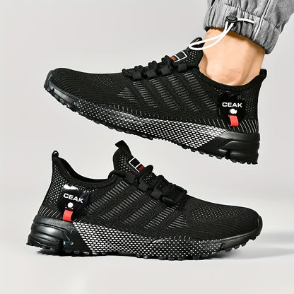 Men's AeroFlex running shoes. Lightweight, breathable mesh with cushioning for running.