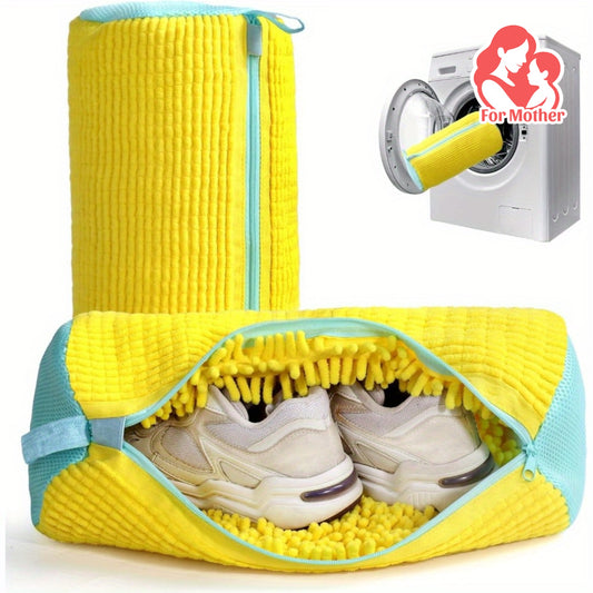 TrailSneakerCare Protective Shoe Washing Bag – Soft Interior with Secure Zipper Closure