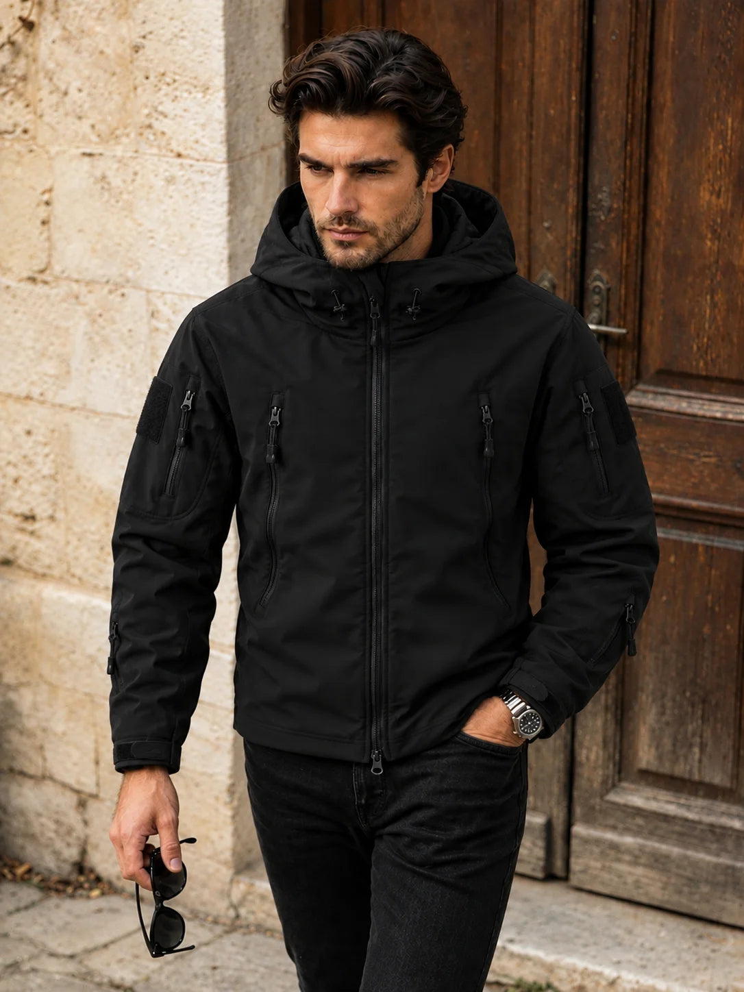 FrostTrail Jacket – Warm Fleece-Lined Windproof Jacket