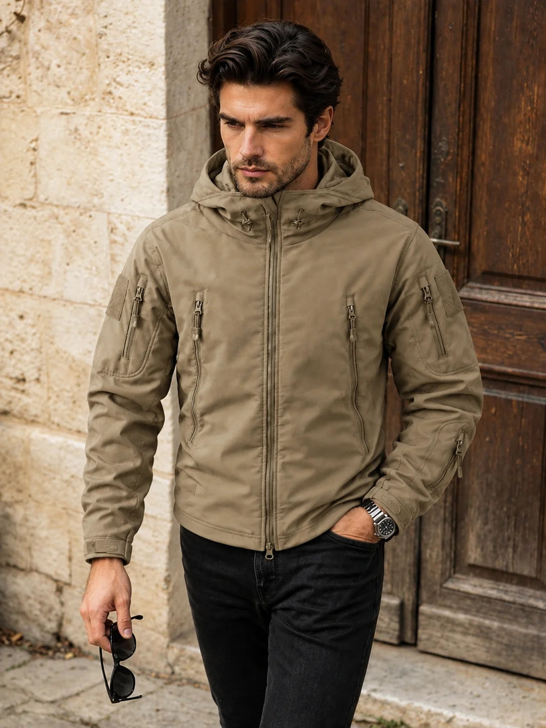 FrostTrail Jacket – Warm Fleece-Lined Windproof Jacket