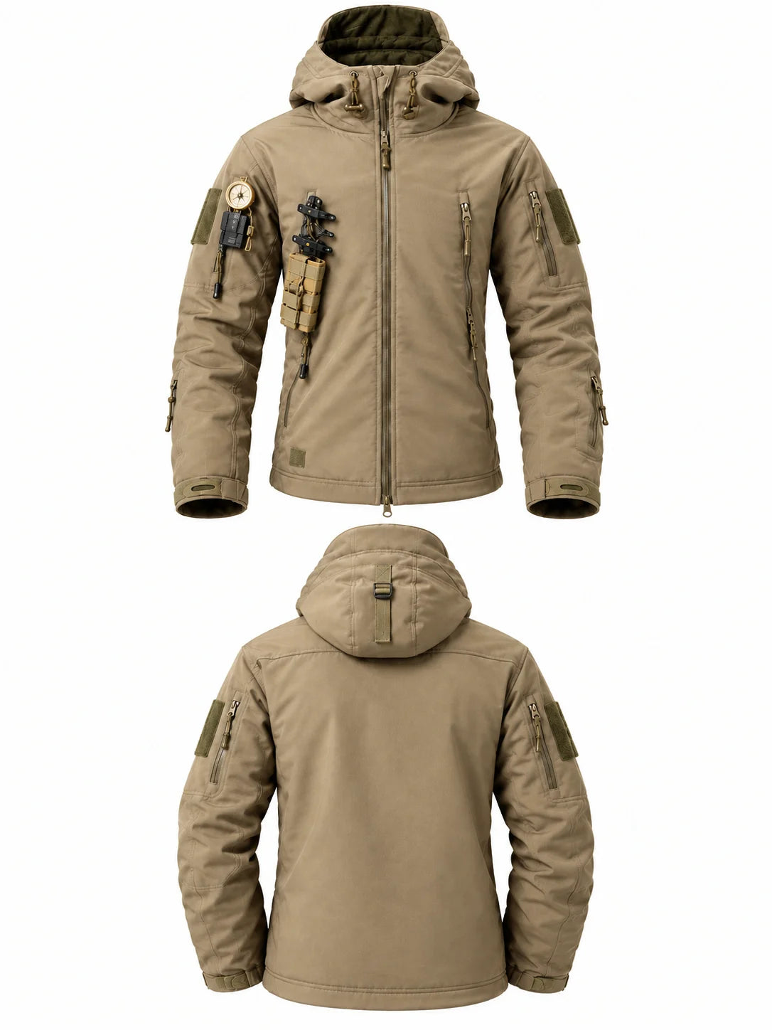FrostGuard Jacket – Fleece-Lined Windproof Winter Jacket