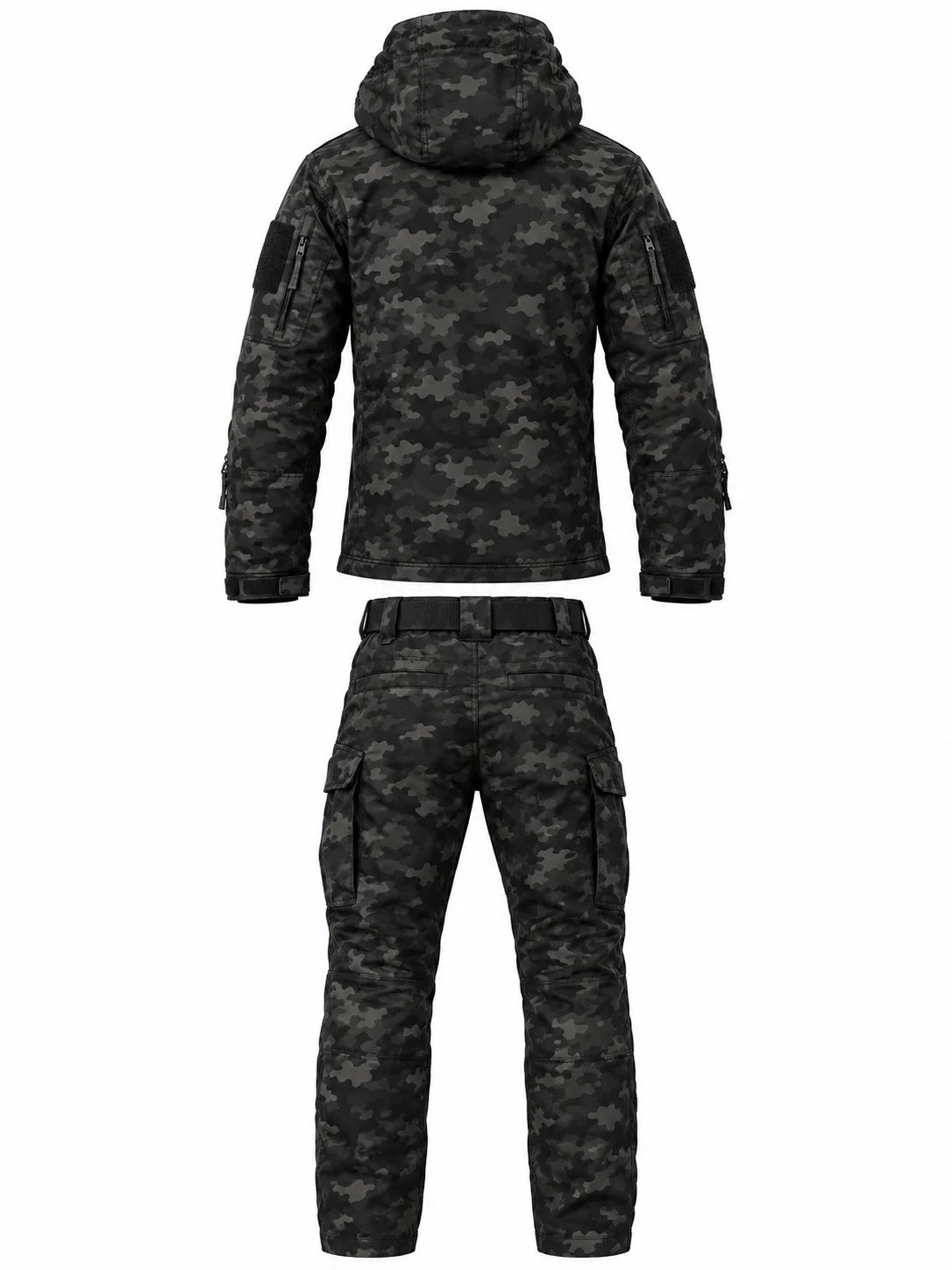 StormShield Set – Waterproof Softshell Jacket & Fleece Pants