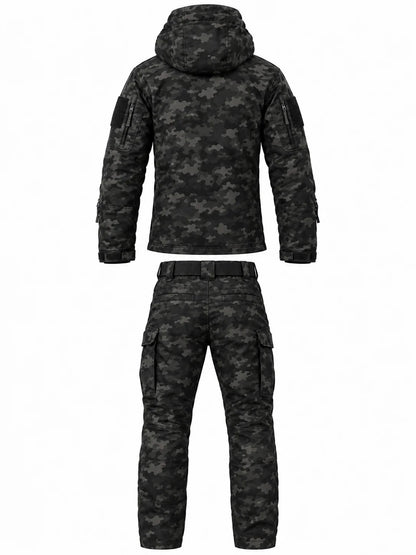 StormShield Set – Waterproof Softshell Jacket & Fleece Pants