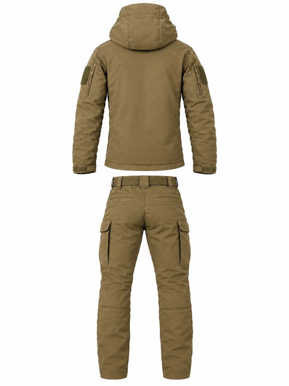 StormShield Set – Waterproof Softshell Jacket & Fleece Pants