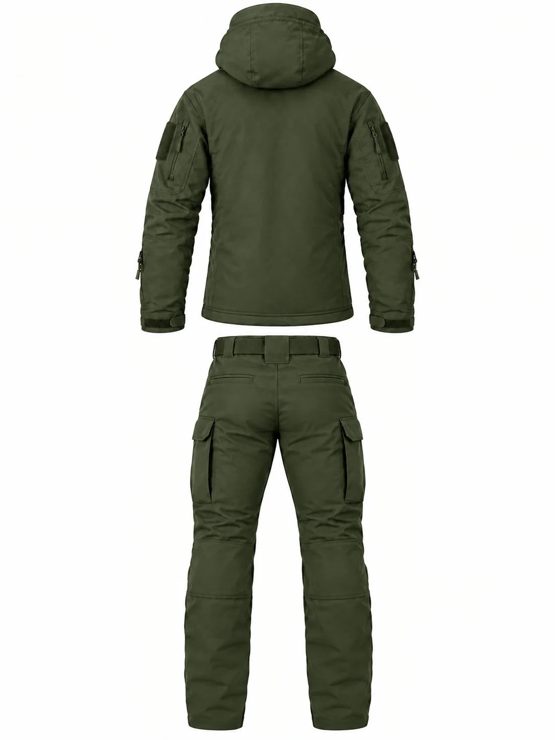 StormShield Set – Waterproof Softshell Jacket & Fleece Pants