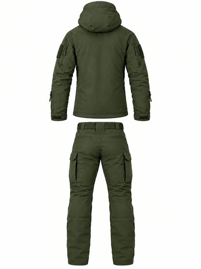 StormShield Set – Waterproof Softshell Jacket & Fleece Pants
