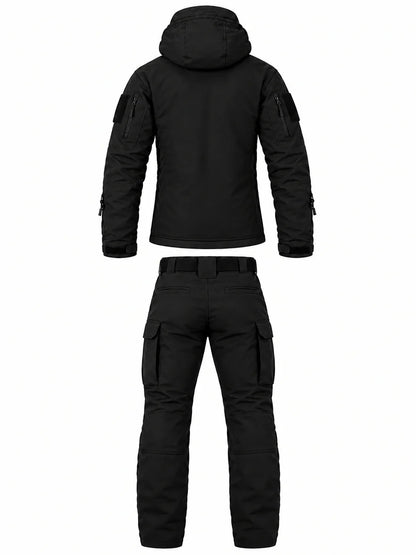 StormShield Set – Waterproof Softshell Jacket & Fleece Pants