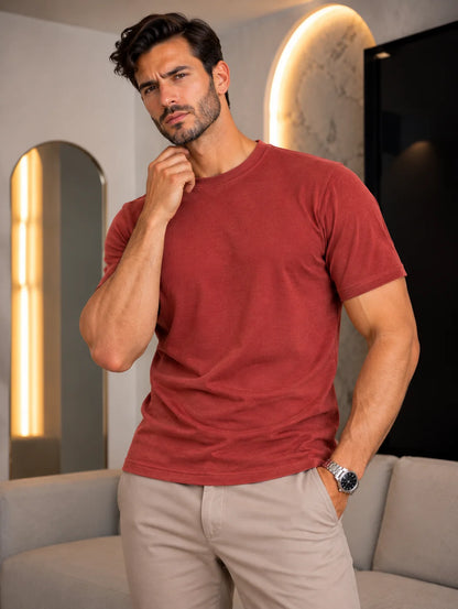 UrbanCore – Textured Premium Casual T-Shirt