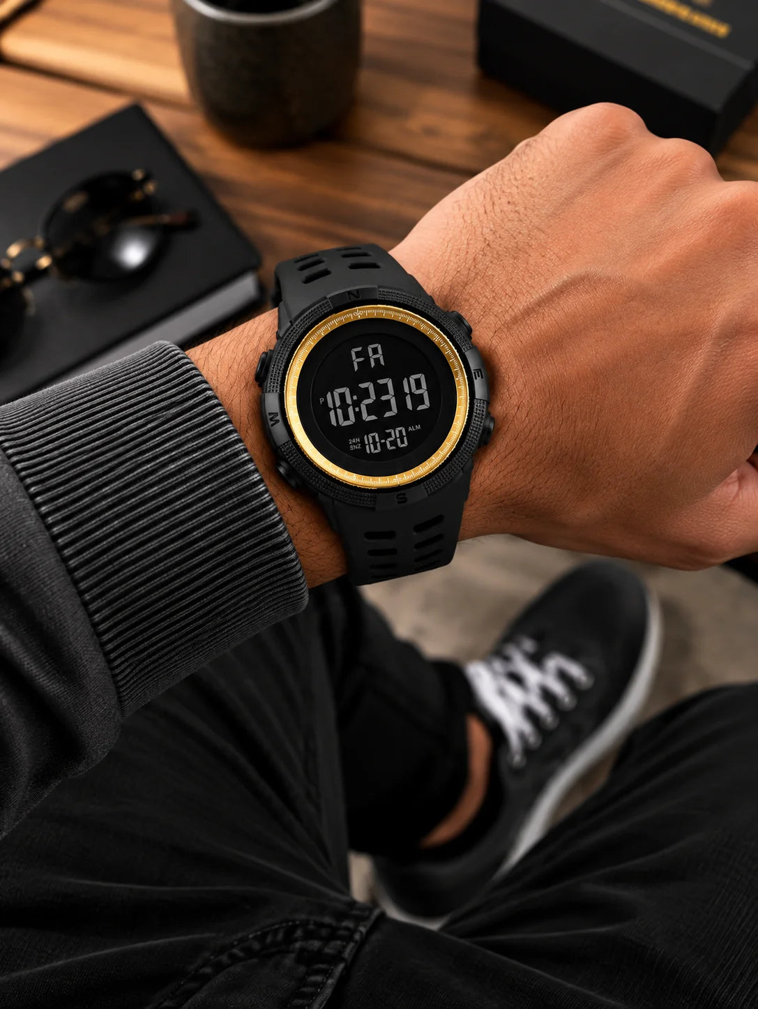 TrailPulse Sport Watch – Water-Resistant Modern Sport Design
