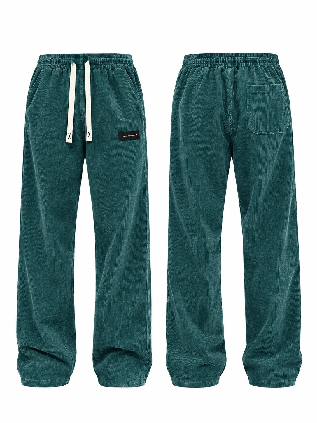 HIDKAT FASHION Trousers – Men's Corduroy Straight-Leg Casual Pants