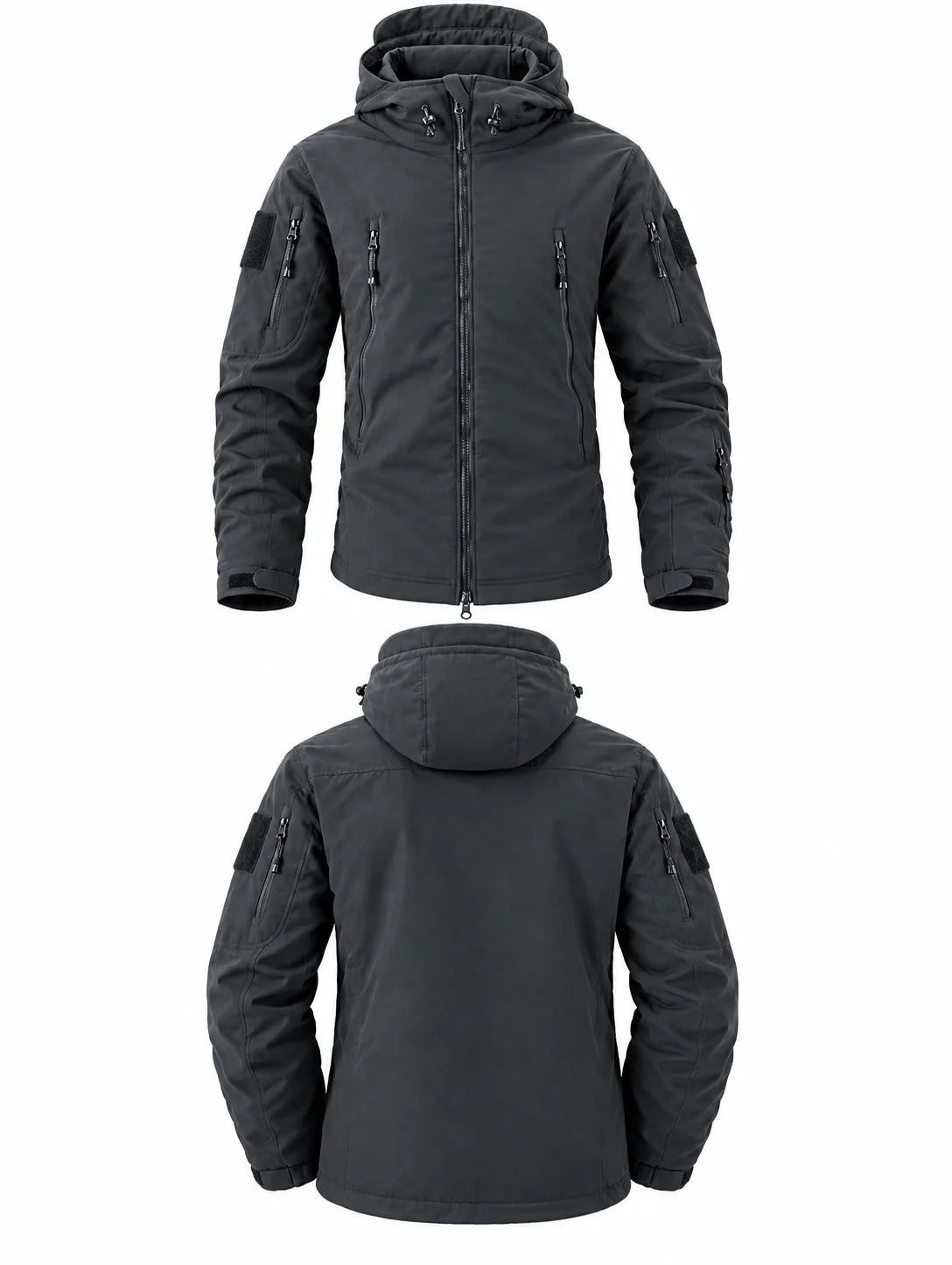 FrostTrail Jacket – Warm Fleece-Lined Windproof Jacket