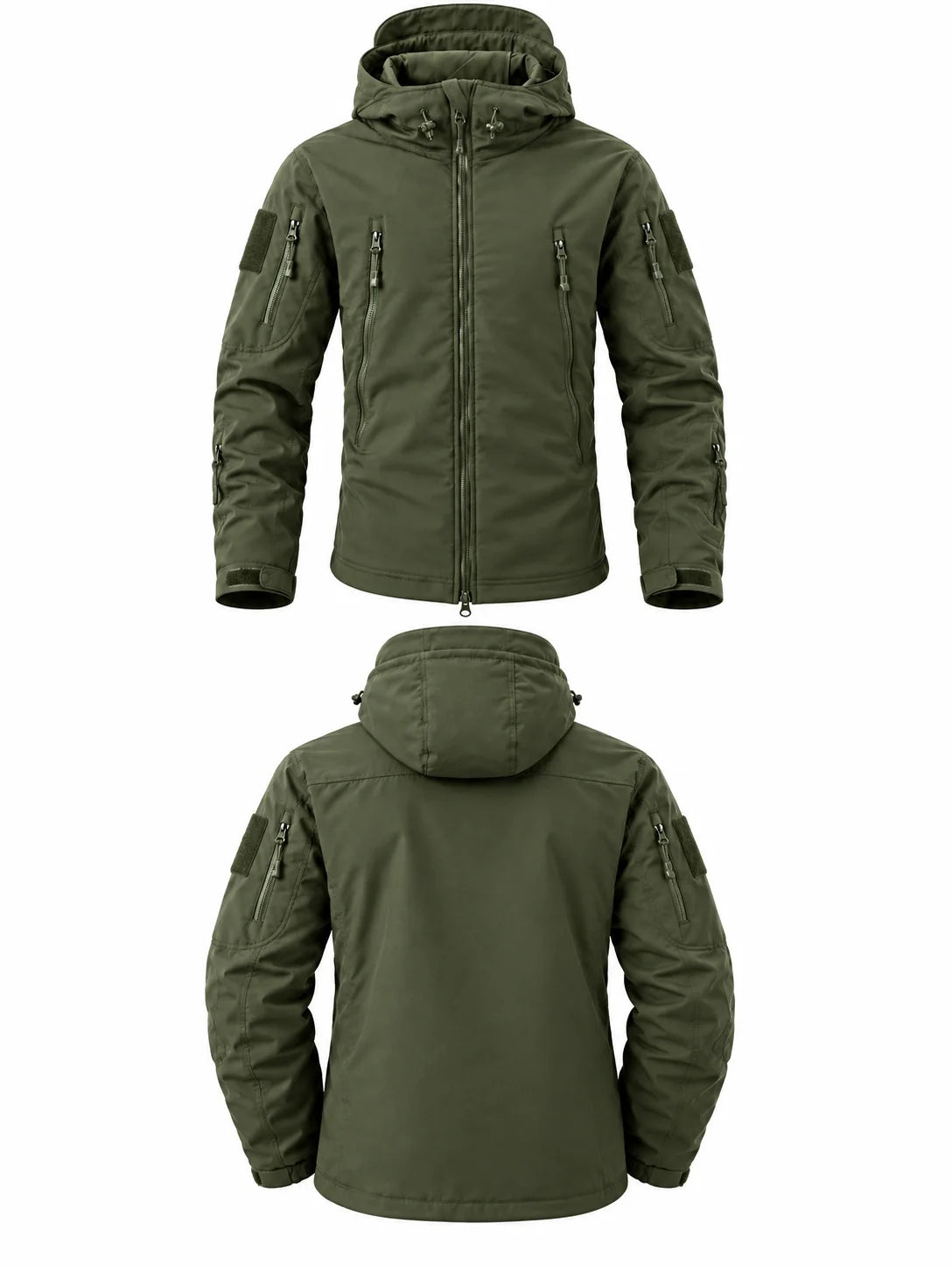 FrostTrail Jacket – Warm Fleece-Lined Windproof Jacket