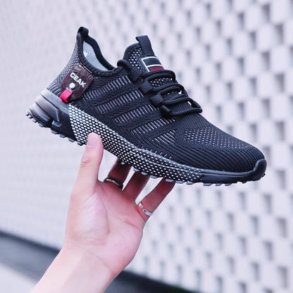 Men's AeroFlex running shoes. Lightweight, breathable mesh with cushioning for running.
