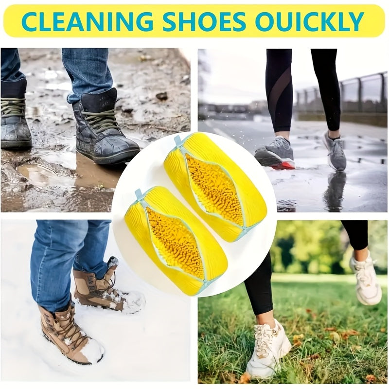 TrailSneakerCare Protective Shoe Washing Bag – Soft Interior with Secure Zipper Closure